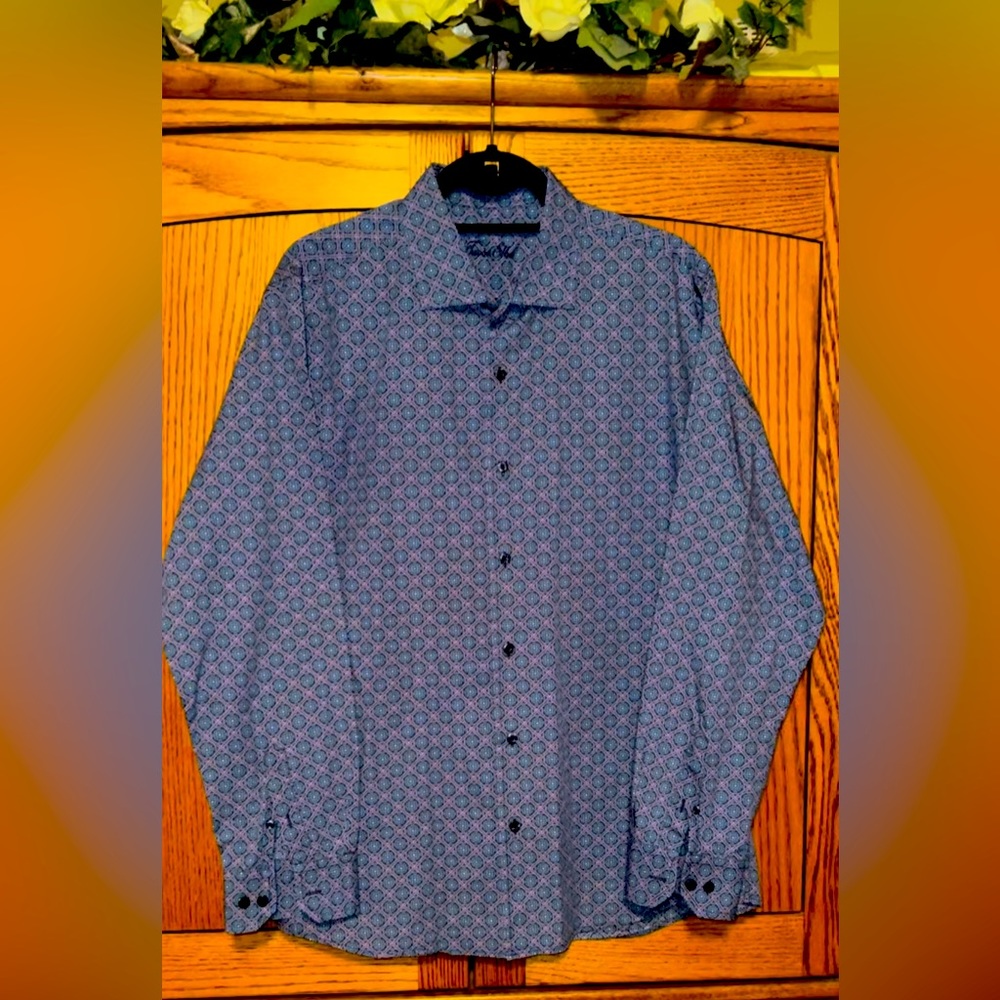 TASSO ELBA MENS LONG SLEEVE BUTTONDOWN SHIRT XL